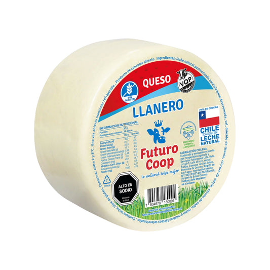 Queso Llanero Rueda Futuro Coop 1KG Aprox.