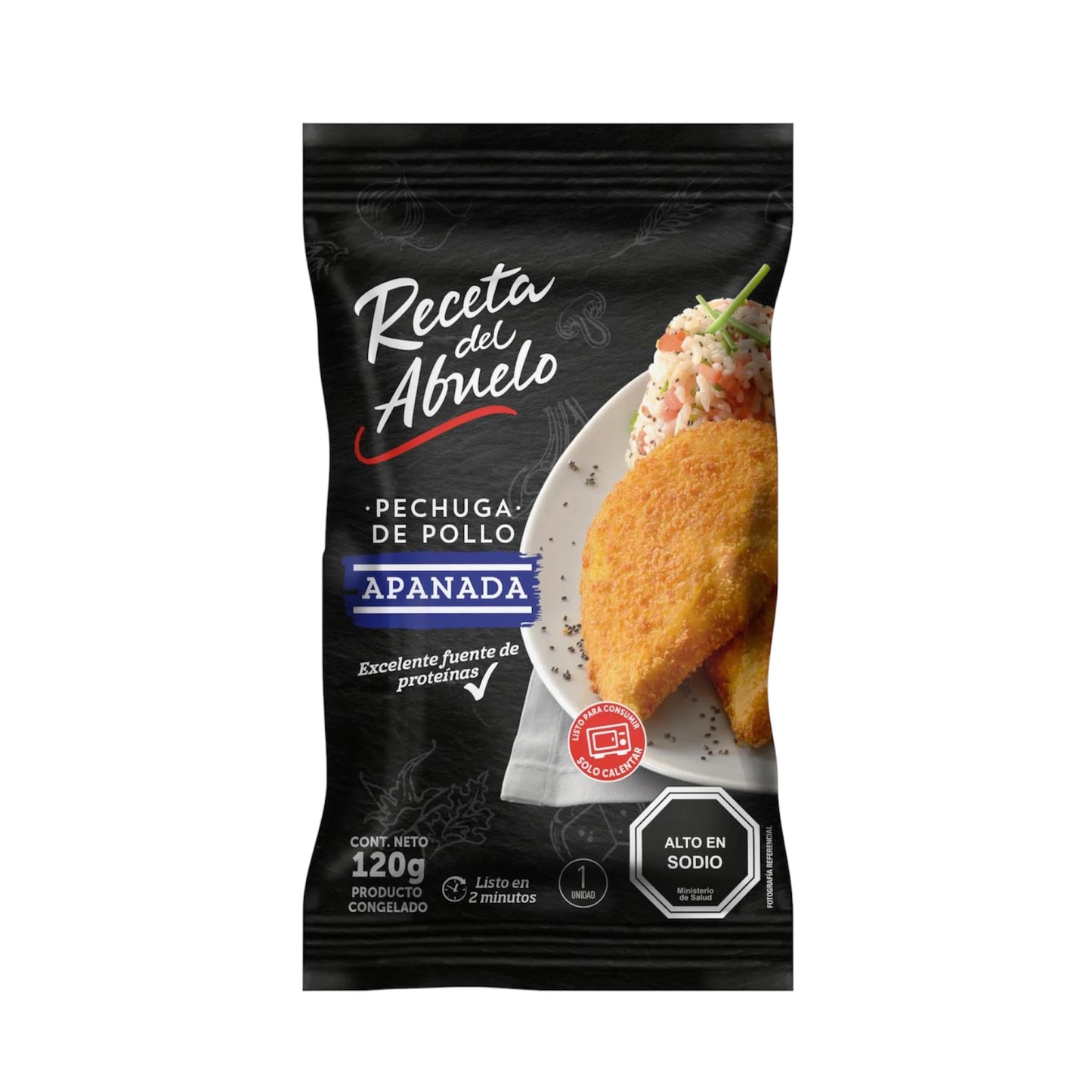 Pechuga De Pollo Apanada Receta Del Abuelo 120g