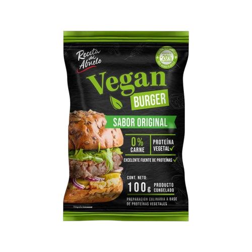 Vegan Burger Receta Del Abuelo 100g