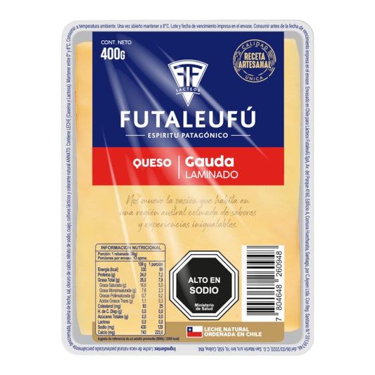 Queso Gauda Laminado Futaleufu 400g