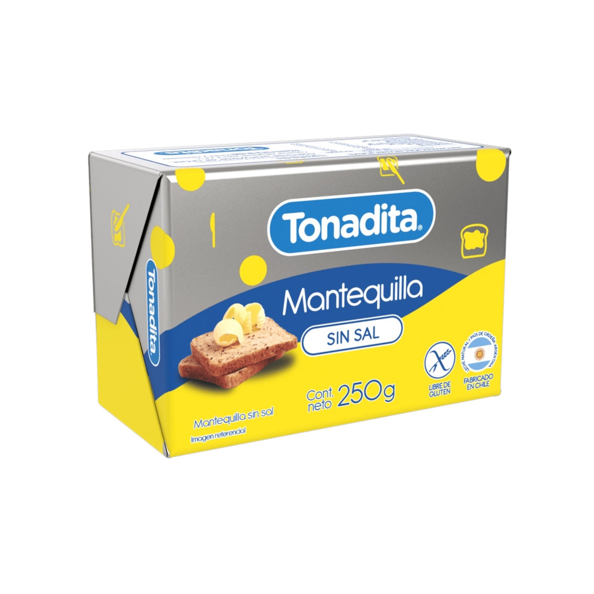 Mantequilla Sin Sal Tonadita 250g