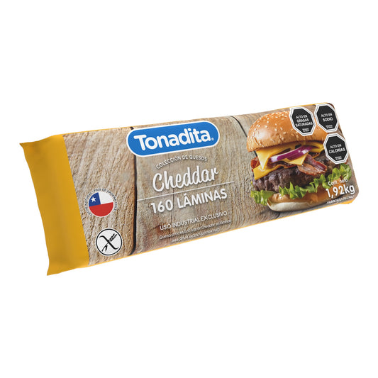 Queso Cheddar Laminado Tonadita