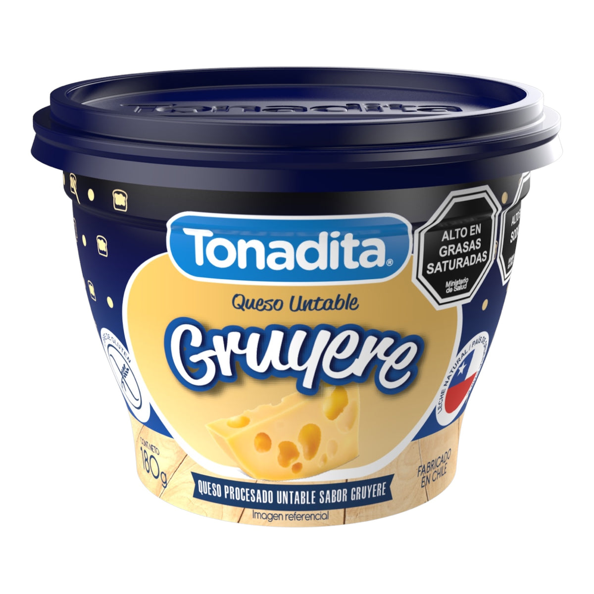 Queso Untable Tonadita 180g (Variedades)