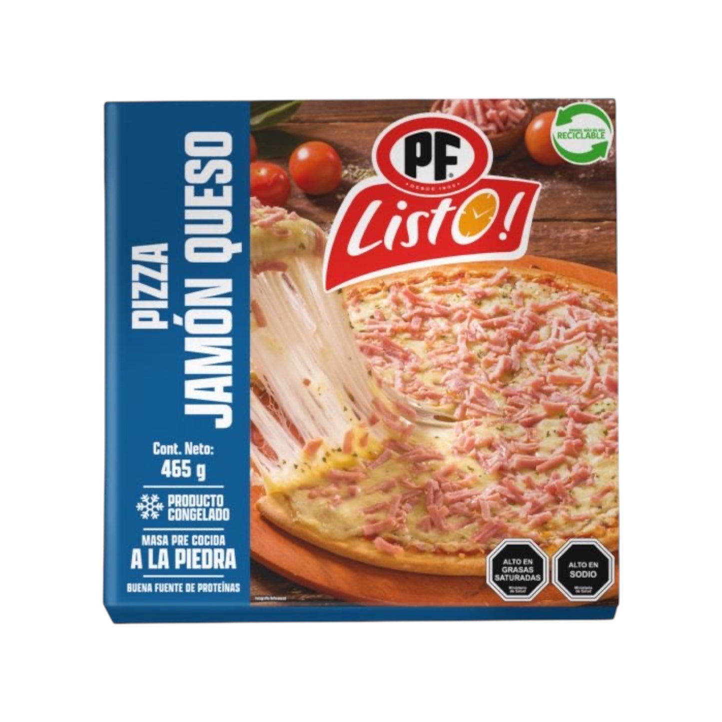 Pizza Congelada PF Listo 430g / 465g (Variedades)