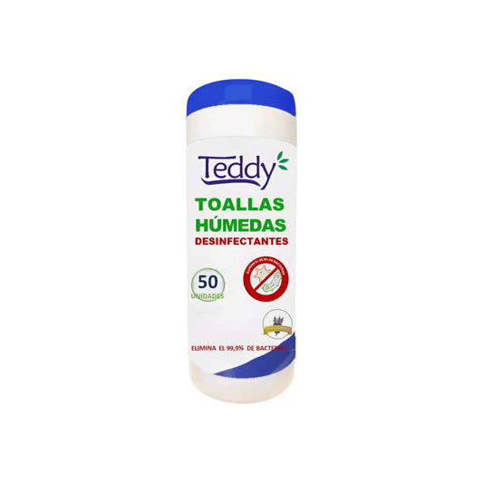 Toallitas Desinfectantes Teddy (50 Unidades)