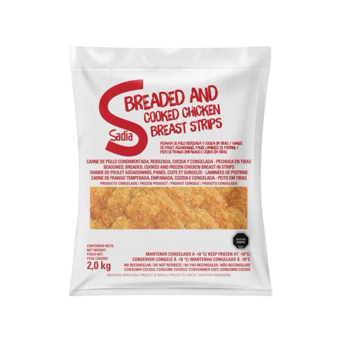 Tiritas De Pollo Rebozadas Sadia 2KG