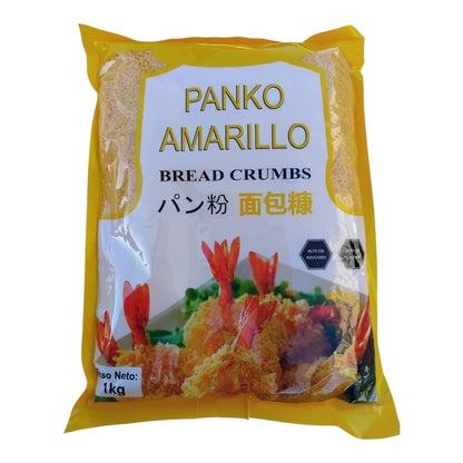 Panko Bread Crumbs 1KG (Blanco/Amarillo)