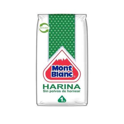 Harina Mont Blanc 1KG (Con y Sin Polvos de Hornear)
