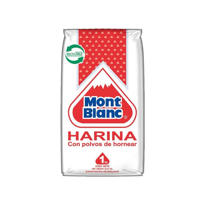 Harina Mont Blanc 1KG (Con y Sin Polvos de Hornear)
