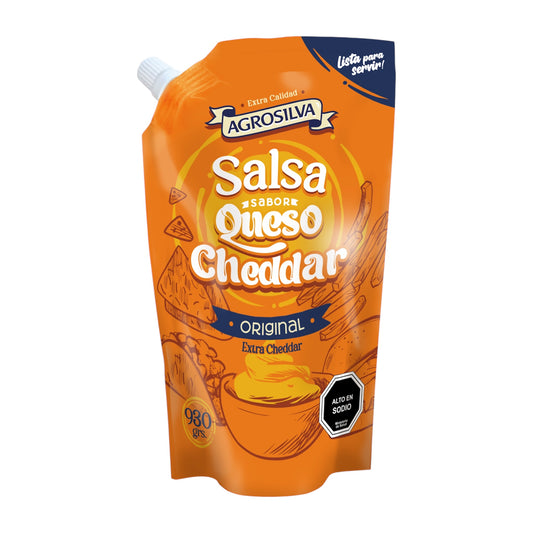 Salsa De Queso Cheddar Agrosilva 930g