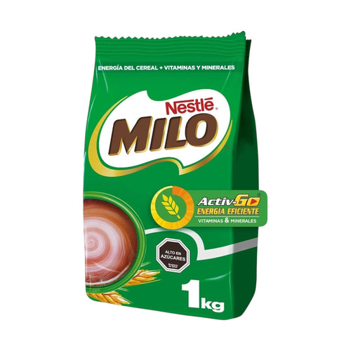 Milo en Polvo Bolsa 1KG