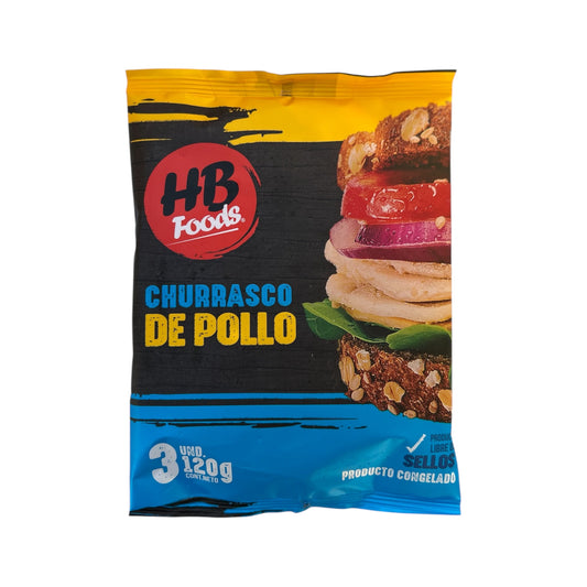 Churrasco de Pollo HB 120G (3 Láminas)