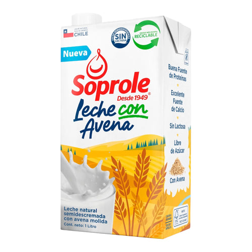 Leche Con Avena Soprole 1L