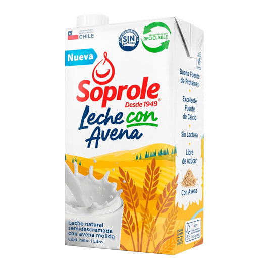 Leche Con Avena Soprole 1L