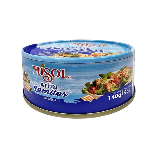 Atún Lomitos Misol 140g (Agua / Aceite)
