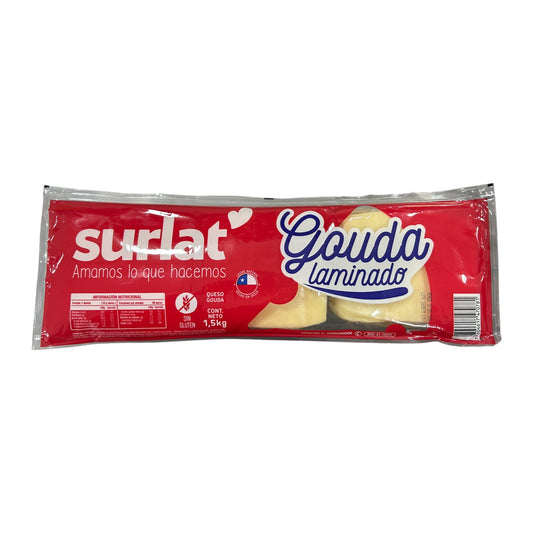 Queso Gouda Laminado Surlat 1.5 Kg