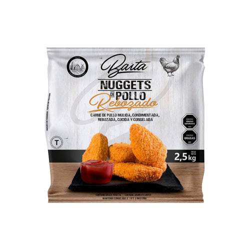 Nuggets De Pollo Empanizados Baita 2,5KG