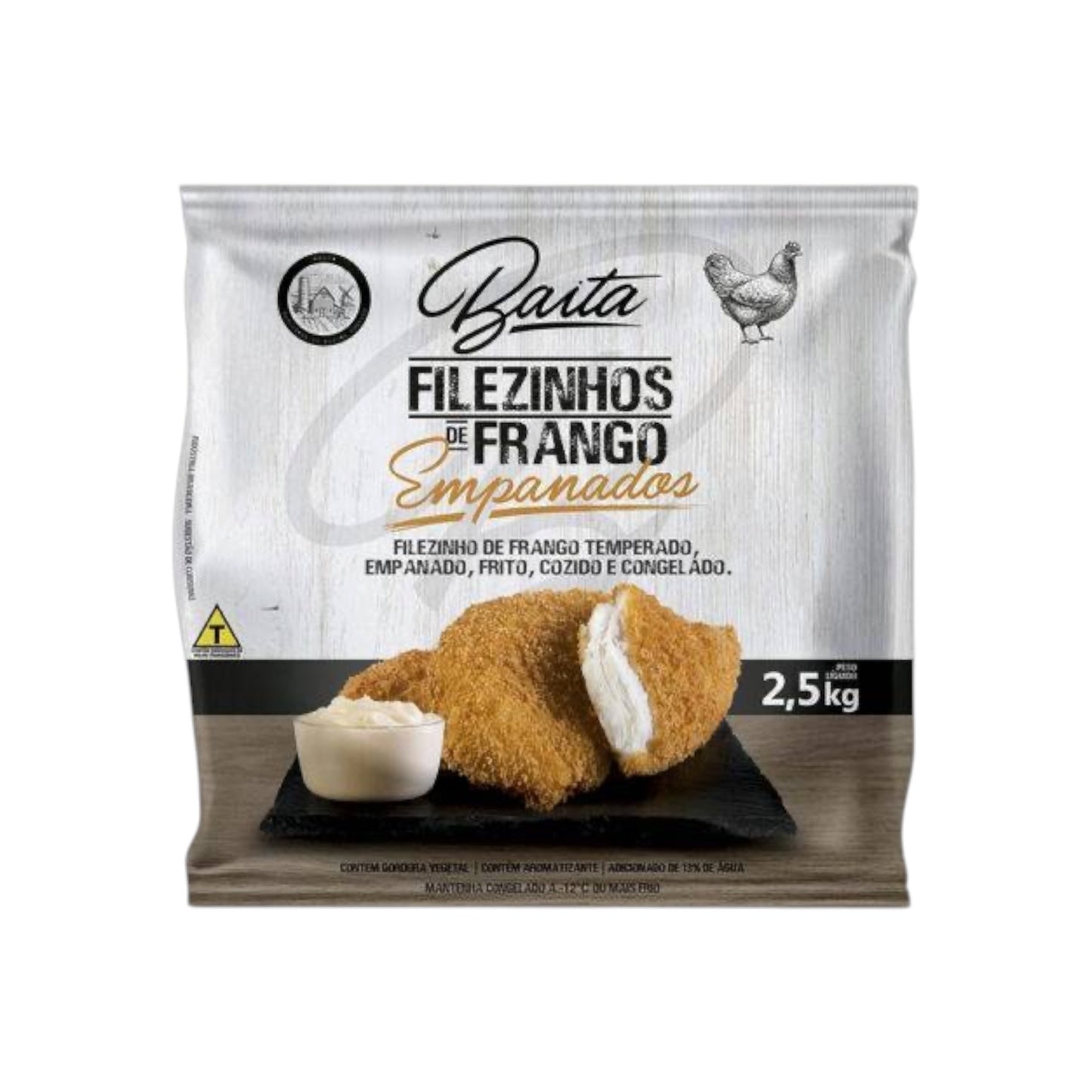 Filetillo De Pollo Empanizado Baita 2,5KG